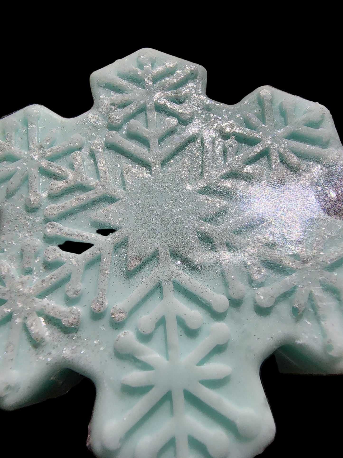 Holiday Snowflake Soap